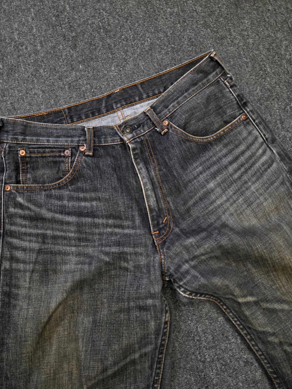 00's 리바이스 503 블랙 데님팬츠 상품이미지3