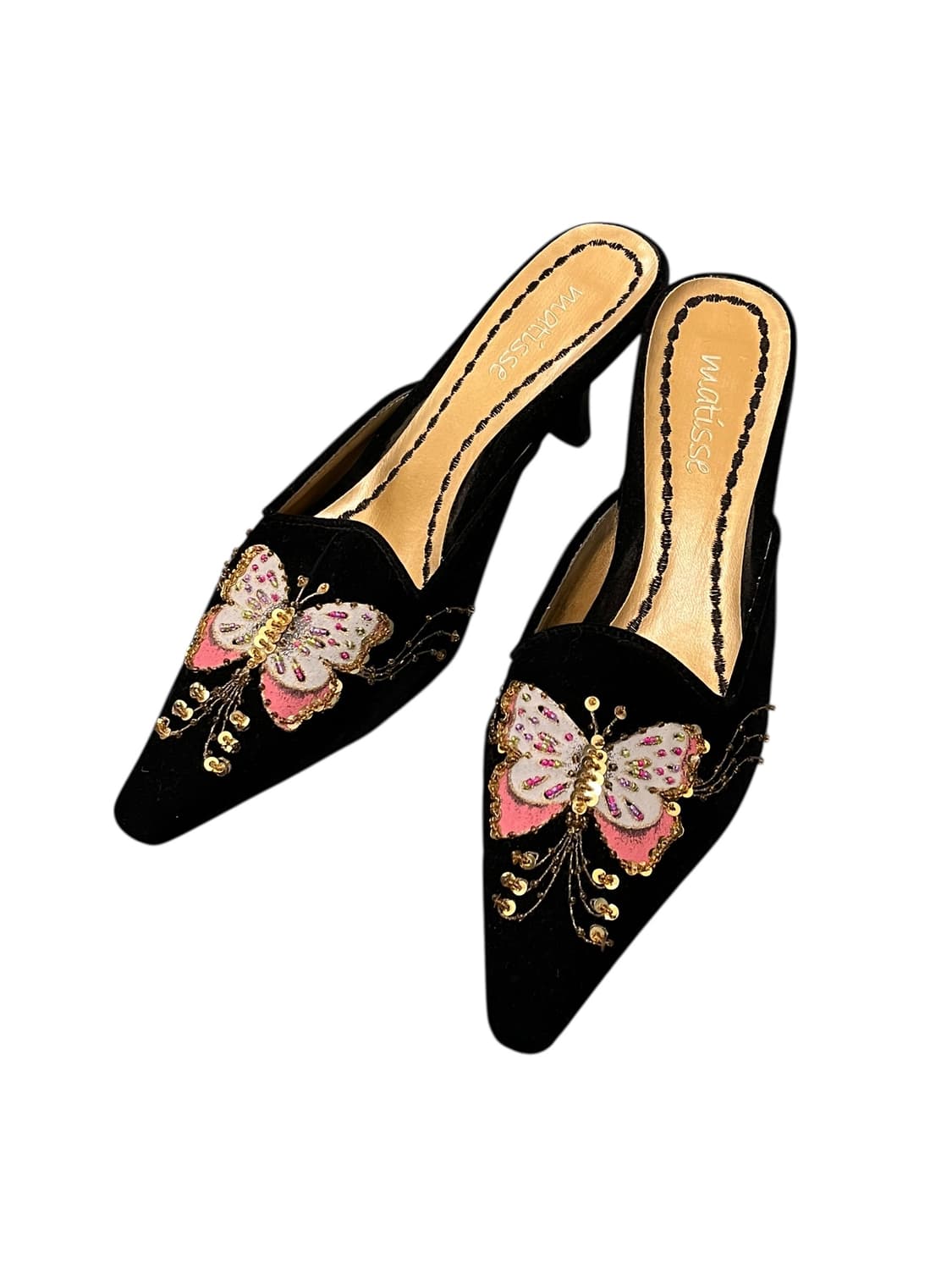 BUTTERFLY VELVET HEEL 상품이미지1