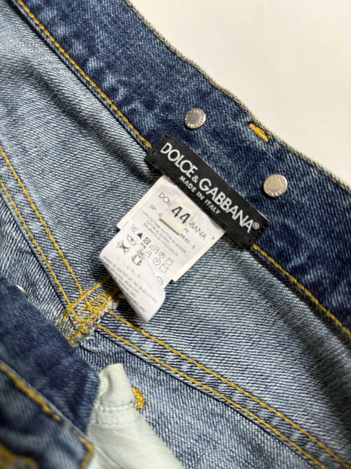 [Dolce & Gabbana] 돌체앤가바나 리벳 디테일 데님팬츠 상품이미지5