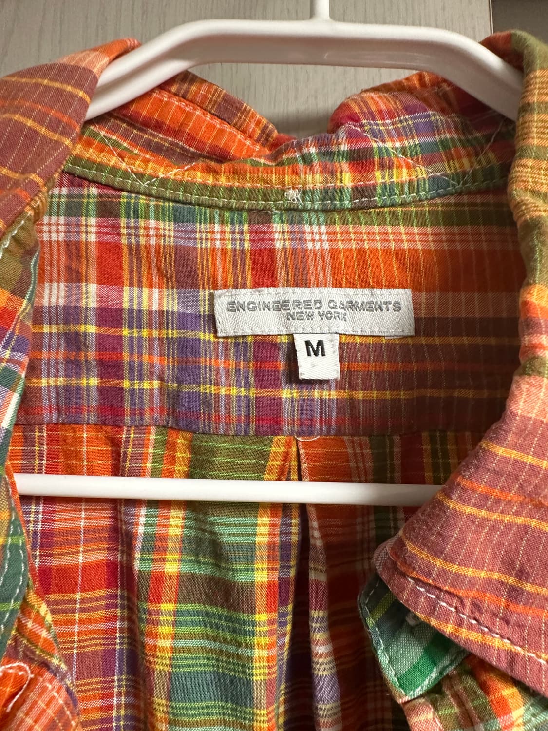 엔지니어드가먼츠 팝오버 셔츠 m 상품이미지2