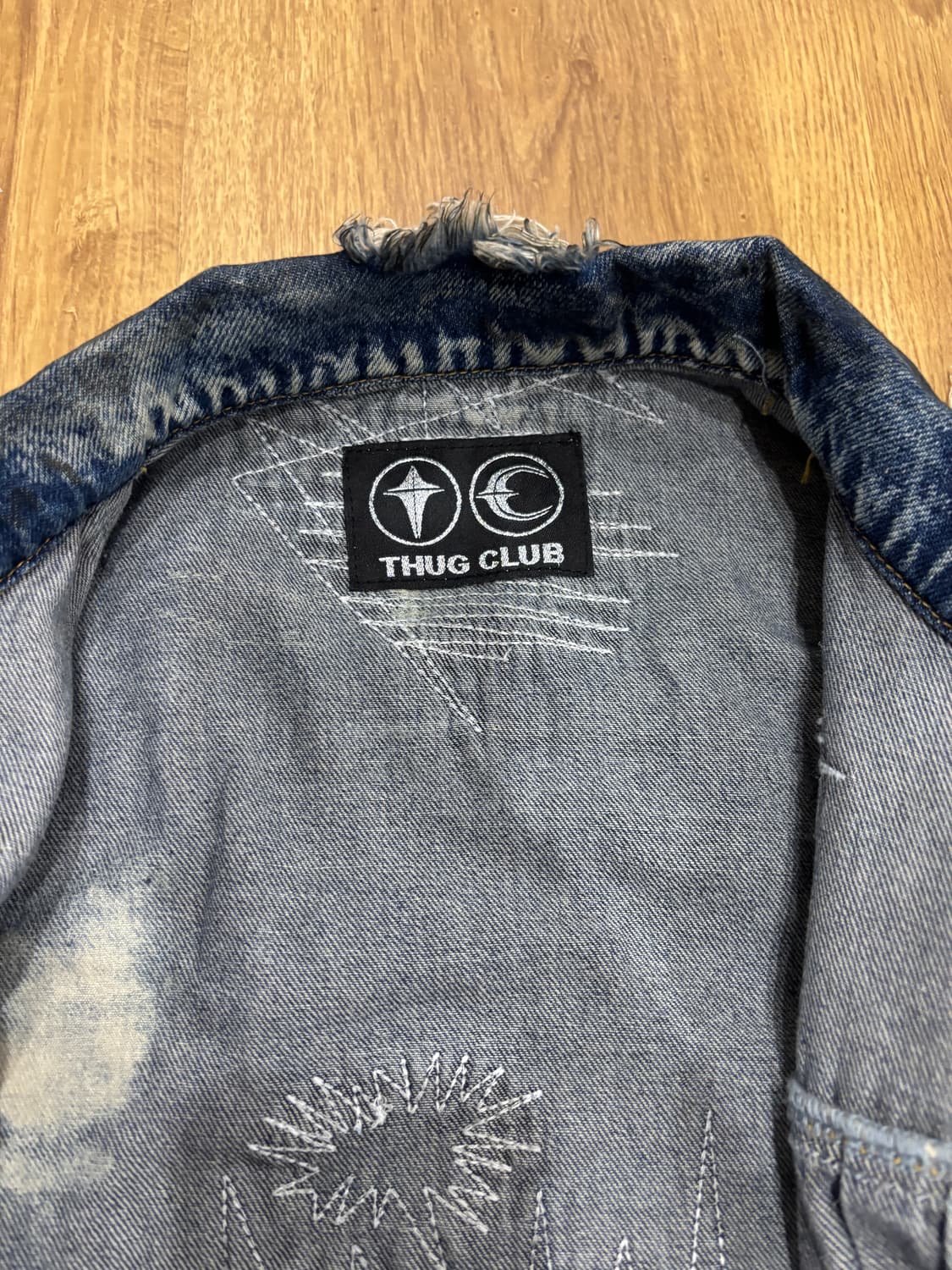 떠그 클럽 / 데미지 워싱 데님 자켓 청자켓 / 2xl 110 상품이미지2