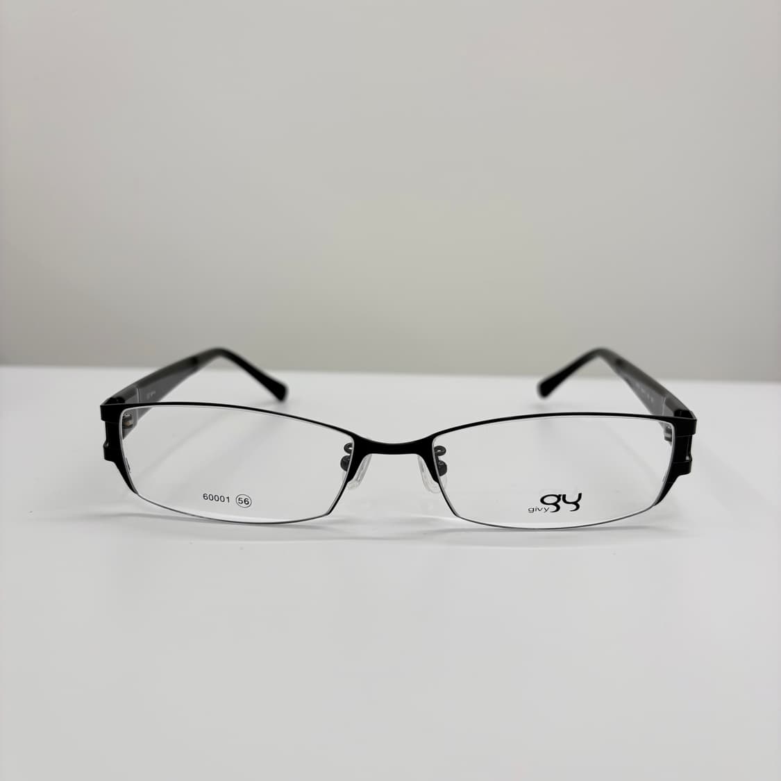 GIVY 기비 블랙 사각 빈티지안경 상품이미지3