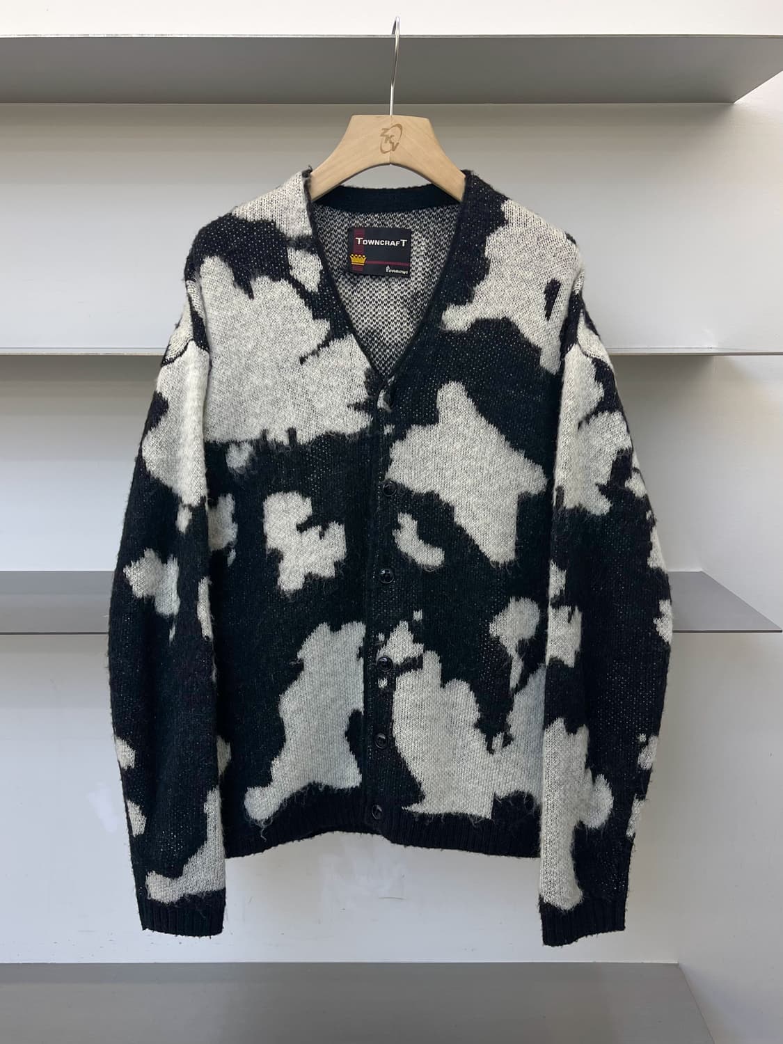  타운크래프트 아크릴 밀크 카우 가디건 상품이미지1