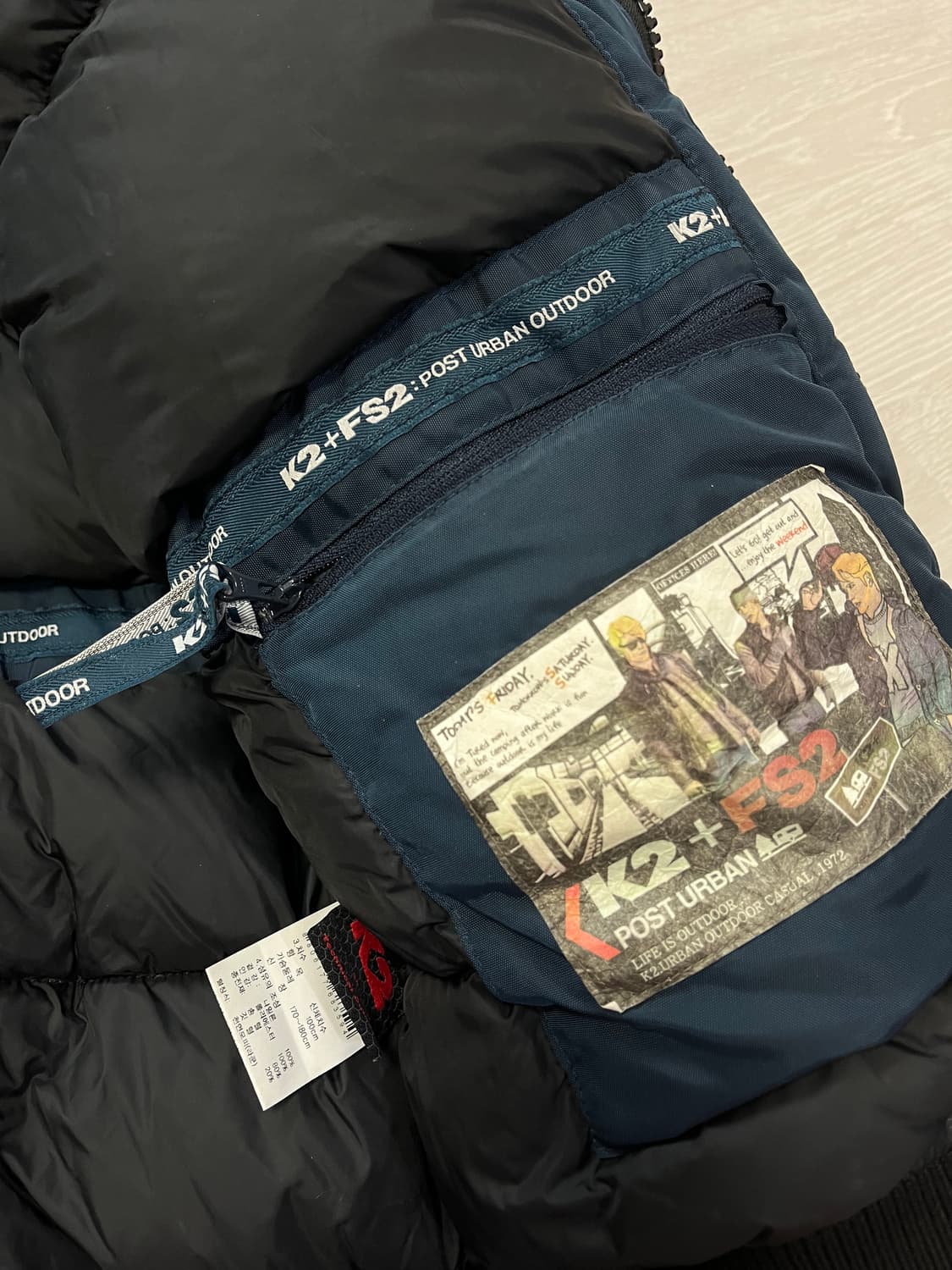 K2 숏후드패딩100 상품이미지5