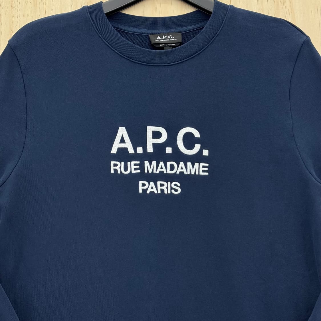 아페쎄 A.P.C 파리 네이비 맨투맨 L 상품이미지2