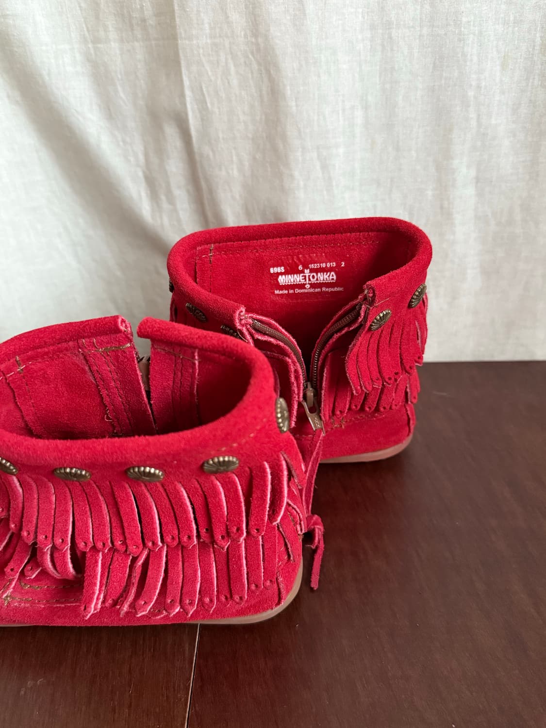 MINNETONKA fringe suede boots 상품이미지6