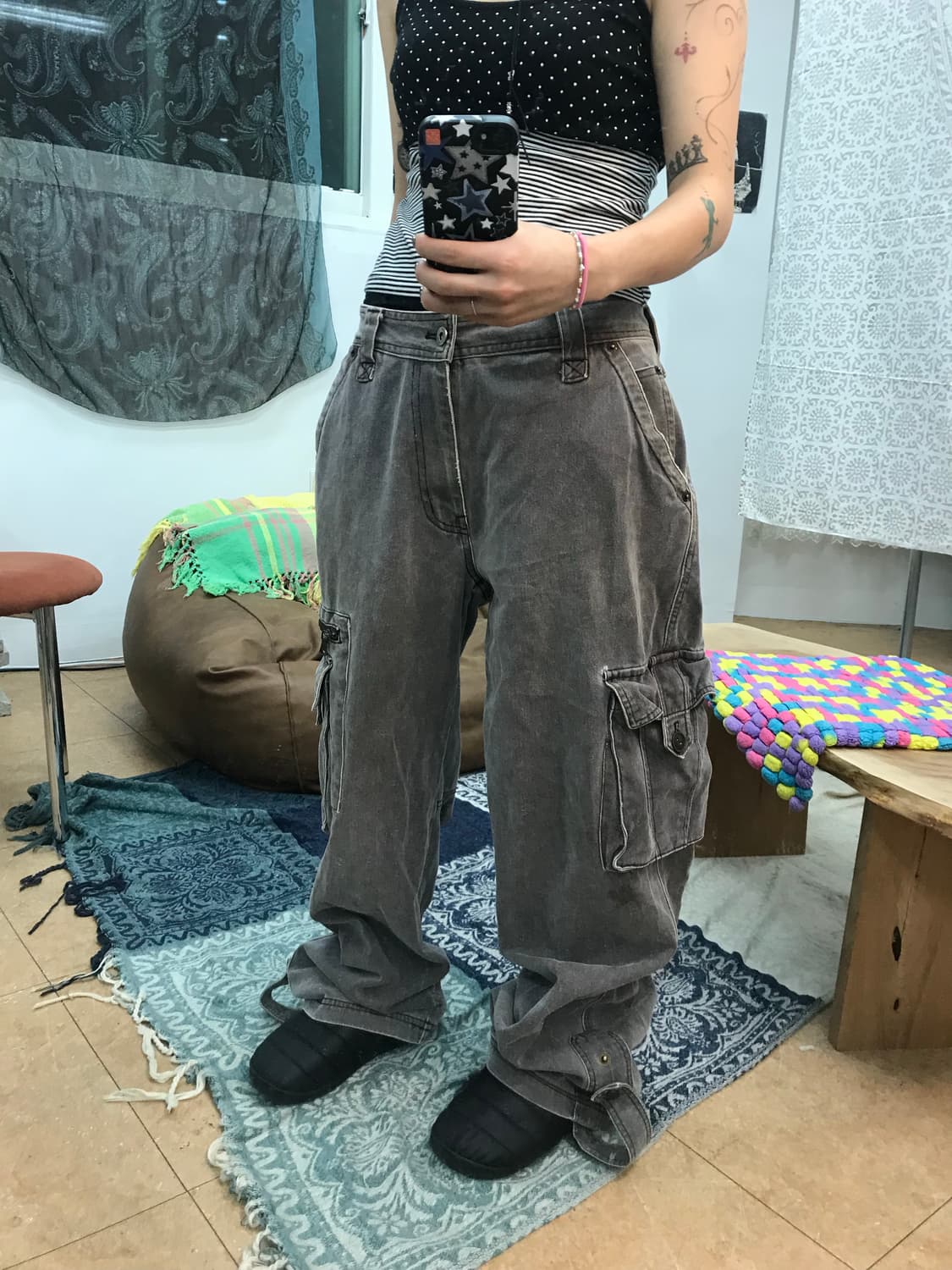 Chev gnon 피그먼트 카고팬츠  상품이미지1