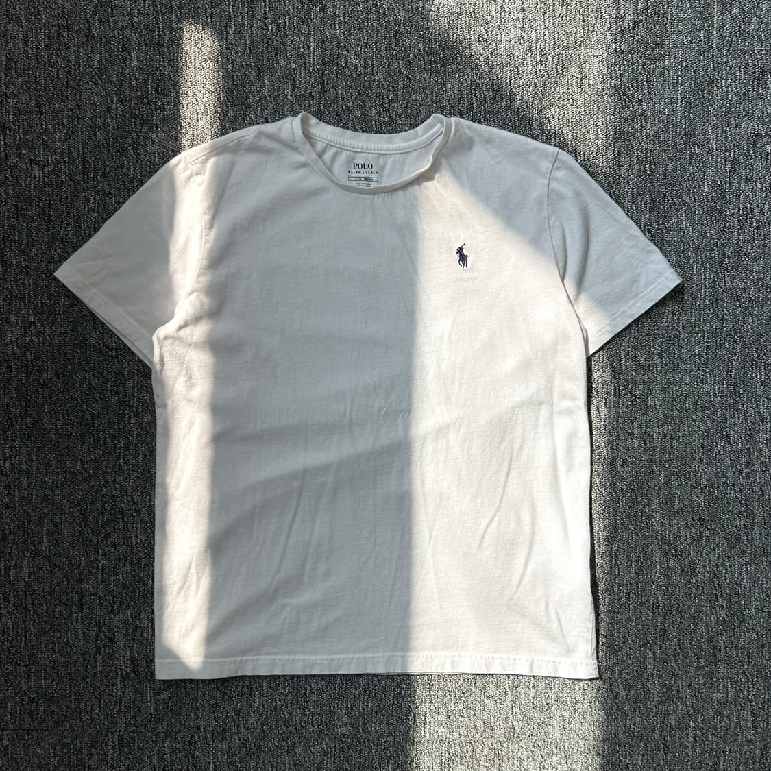 폴로 랄프로렌 화이트 포니 로고 반팔 상품이미지1