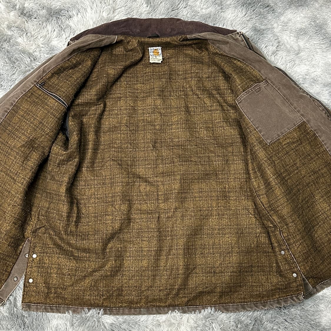 칼하트 c52 브라운 야상 워크자켓 2XL 상품이미지4