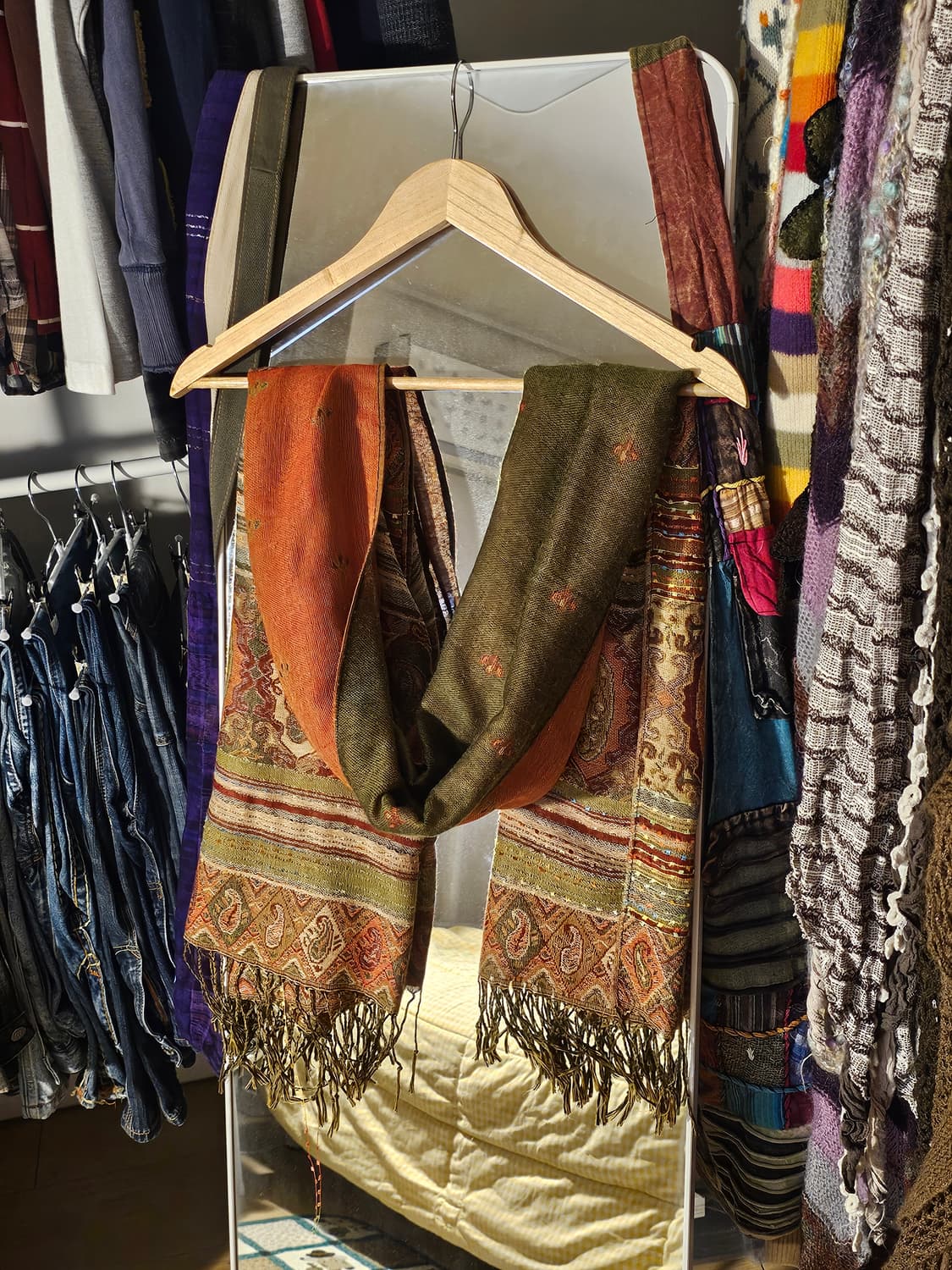 당근밭 히피 에스닉 머플러 상품이미지1