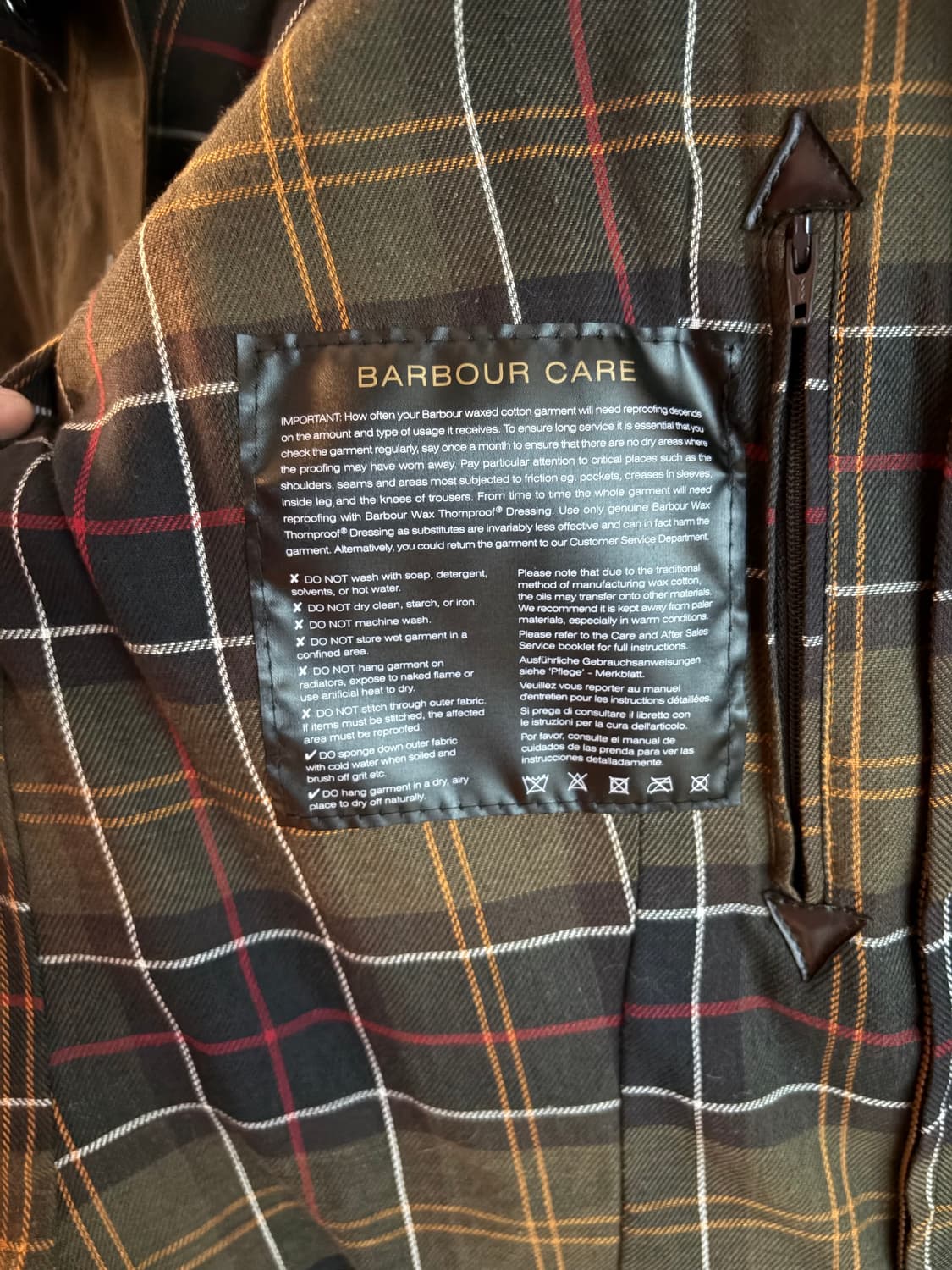 Barbour 바버 비드넬 자켓, 올리브, uk10(55-66) 상품이미지5