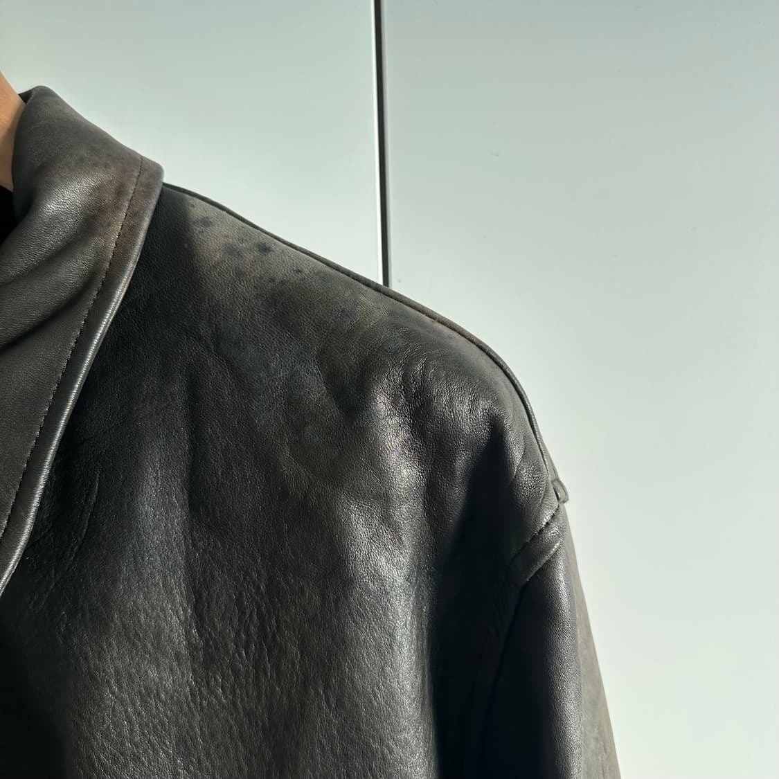 요지야마모토 쉽스킨 드리즐러 자켓 상품이미지4