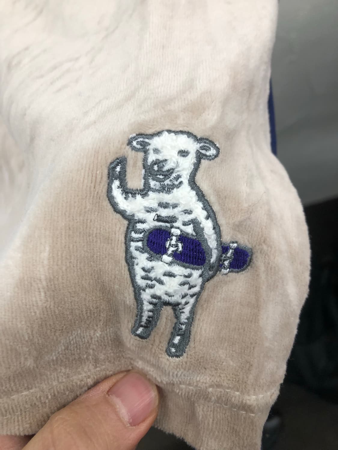 그라니프 lambchop skateboarding 벨벳 밴딩 스커트 상품이미지5