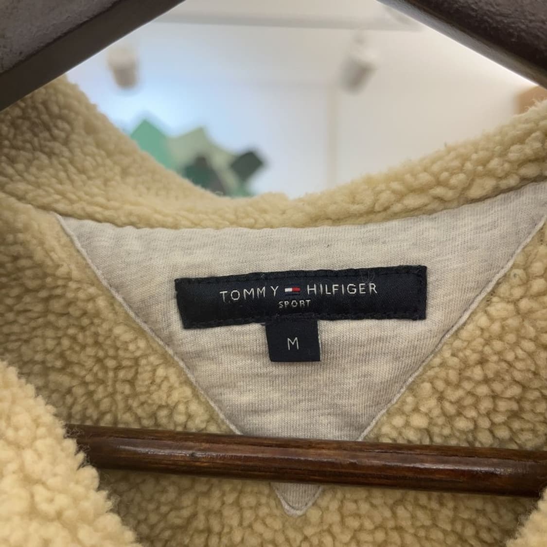 타미힐피거 빈티지 폭닥 슬림 양털 후드 집업 M C07204 상품이미지5