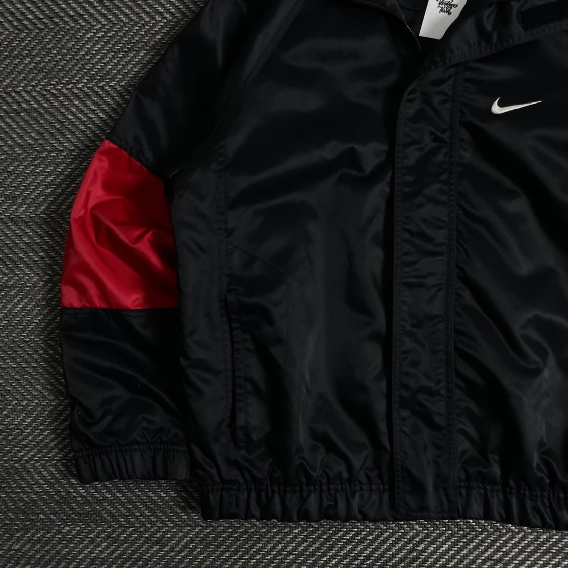 00s 나이키 올드스쿨 배색 글로시 바람막이 자켓o 3038 상품이미지3