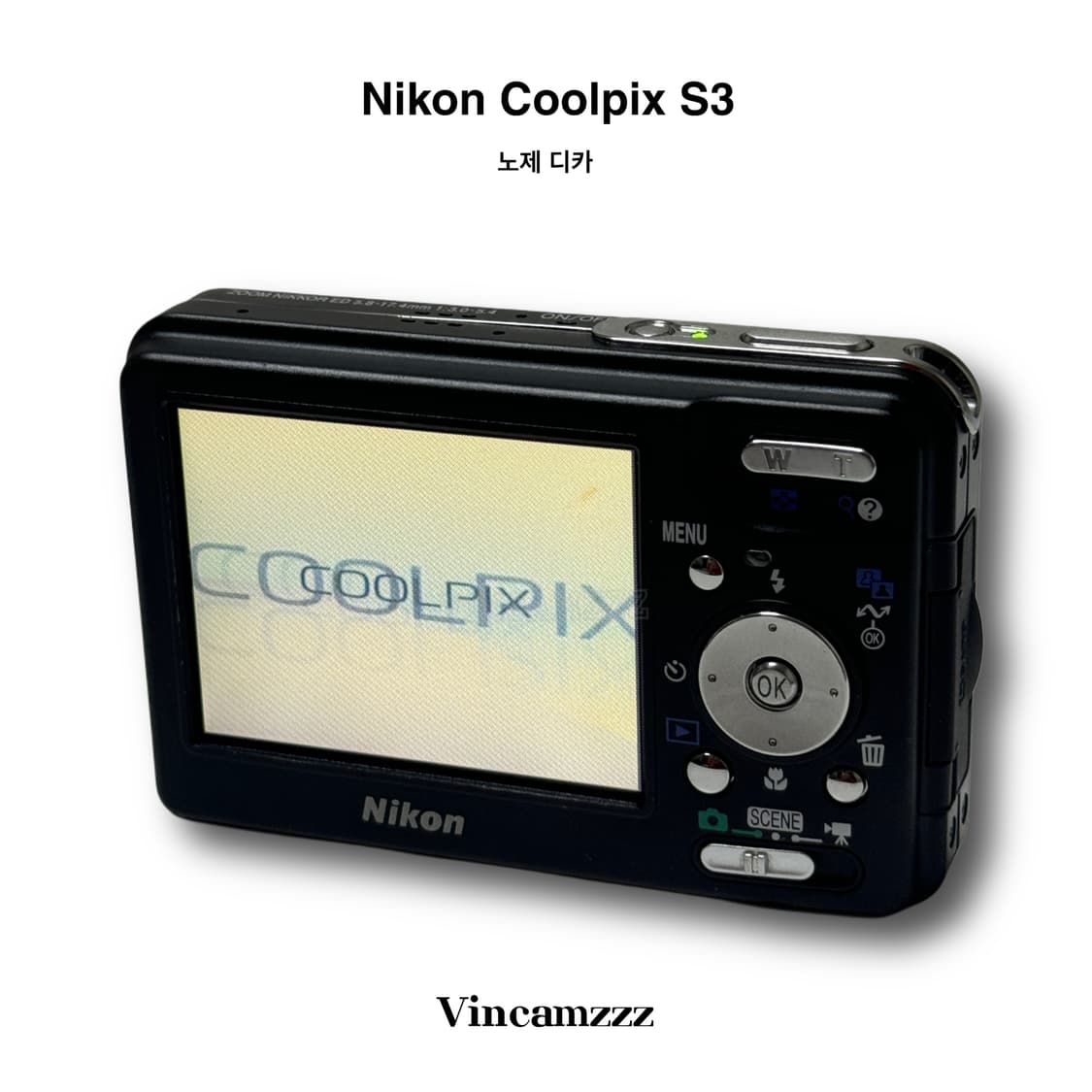 [노제 디카] Nikon 니콘 coolpix S3 쿨픽스 디지털 카메라 상품이미지3