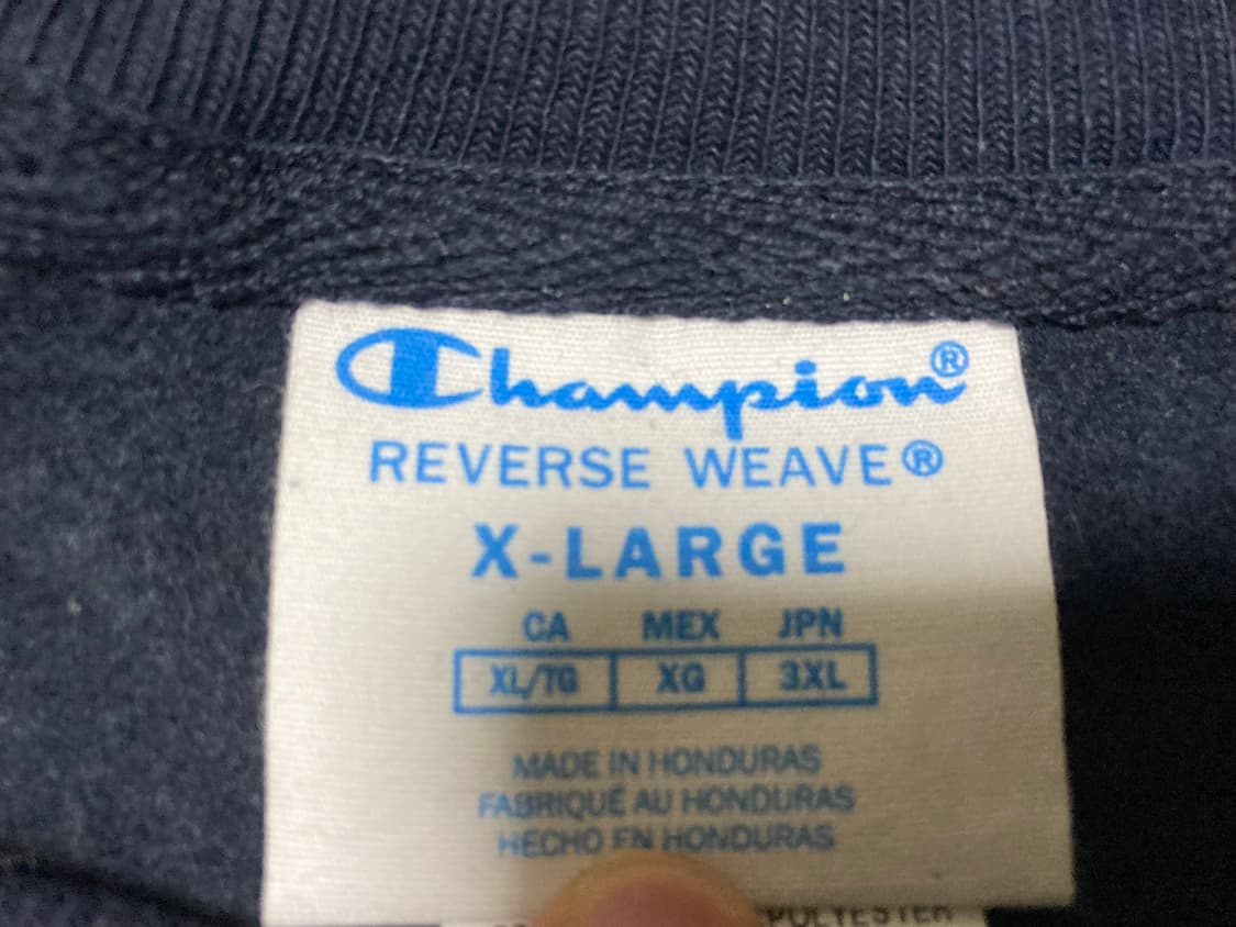 [XL] 챔피온 리버스위브 스웻 셔츠 맨투맨 / 네이비 상품이미지3
