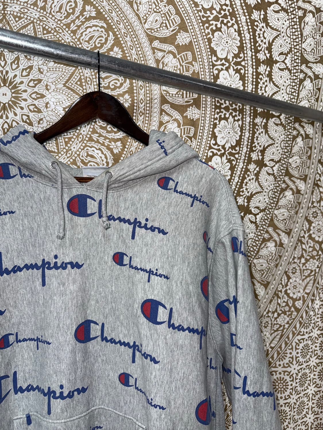 챔피온 리버스위브 스트릿 프린팅 후드티  상품이미지3