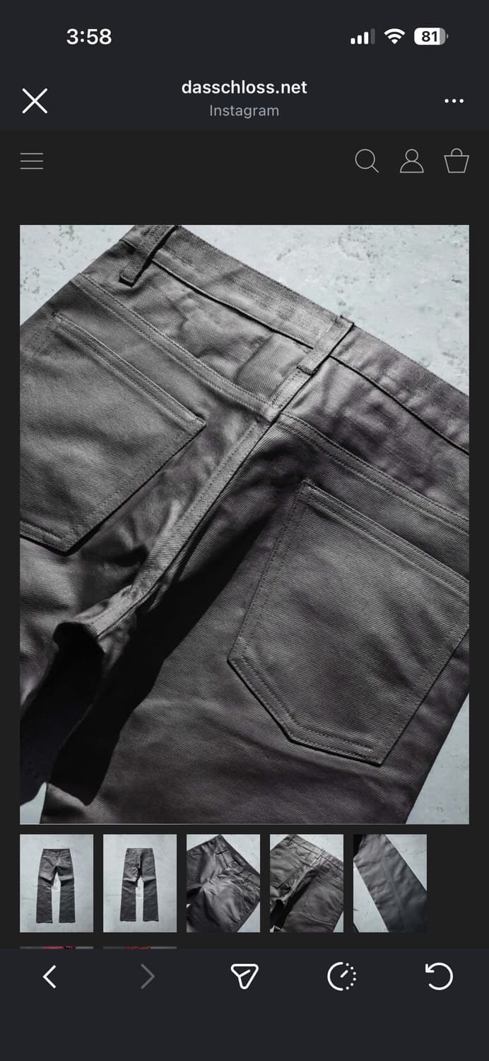 dasschloss(0030) Curved seam pants 상품이미지4