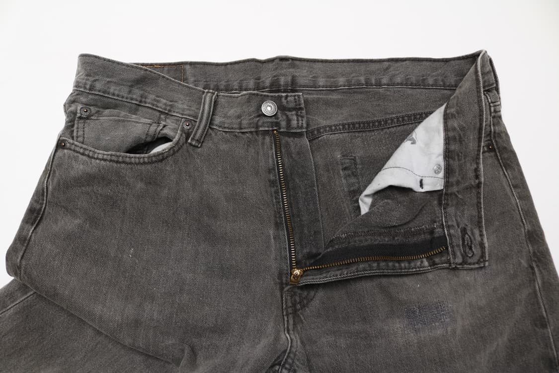 [36인치] 리바이스 513 흑청 데님팬츠 상품이미지3