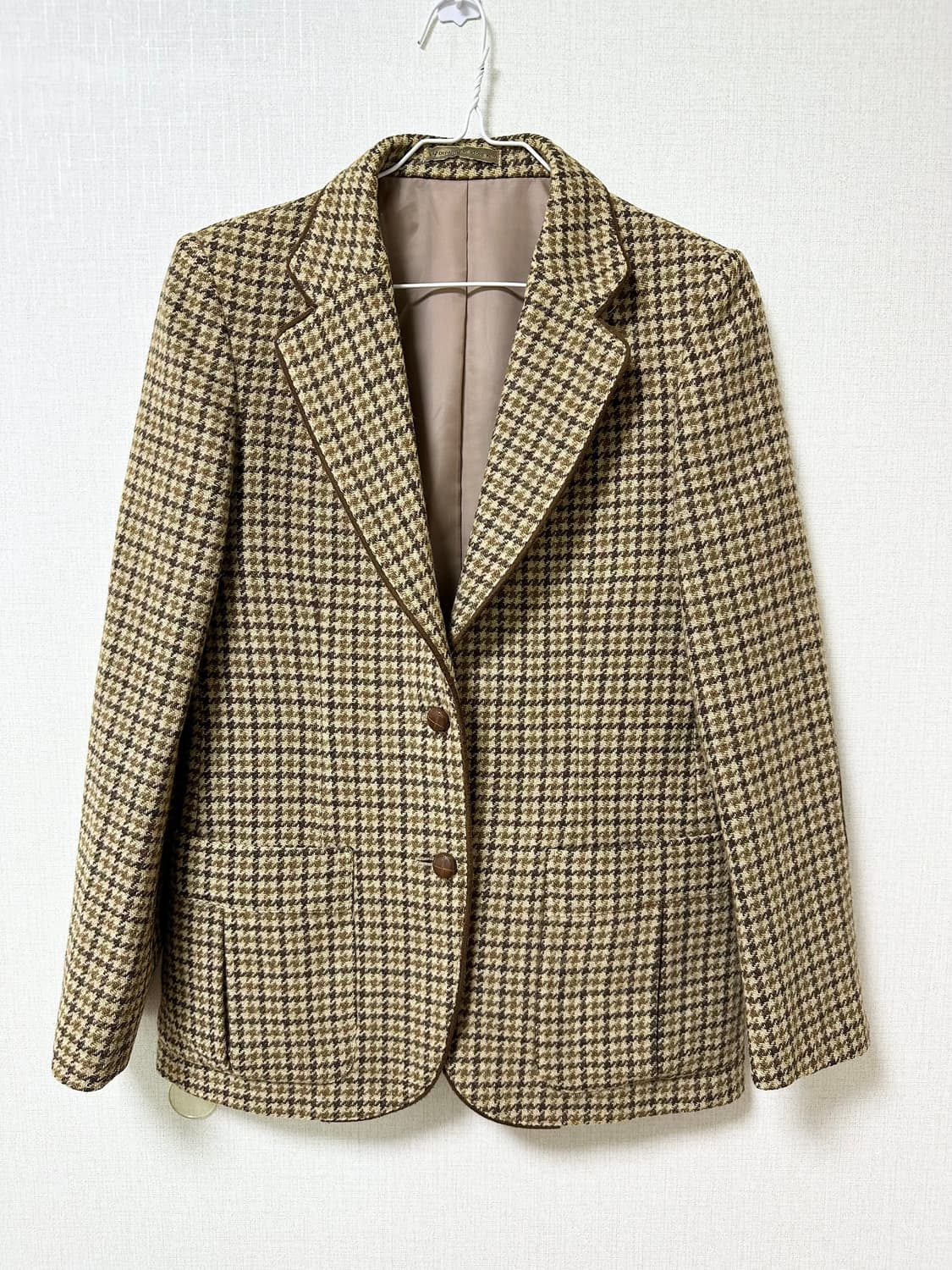 (수선필요)빈티지 울100 자켓 상품이미지1