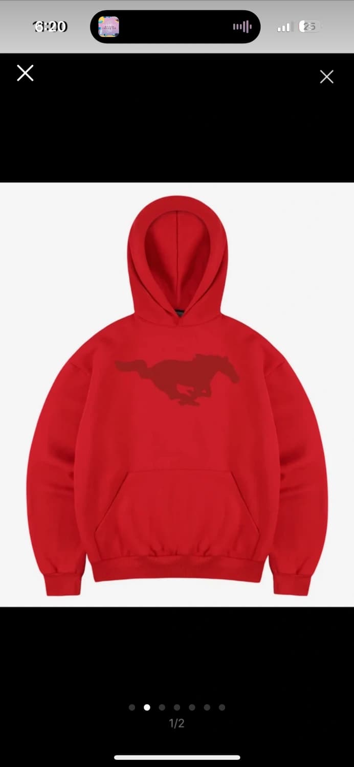 새상품 더트 FIRE HORSE HOODIE, S사이즈 상품이미지2