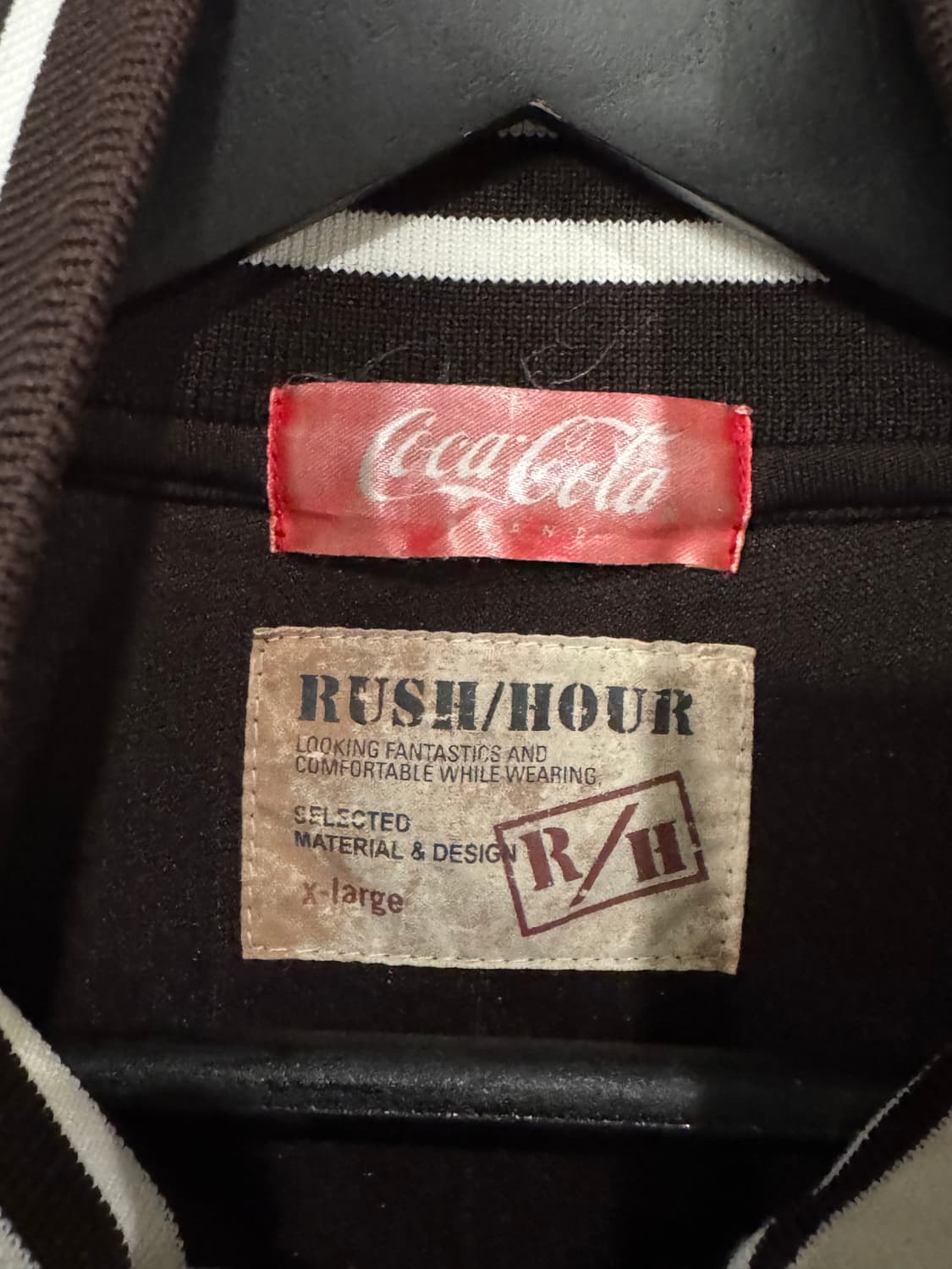 Rush hour x coca cola stripe zip-up 상품이미지8