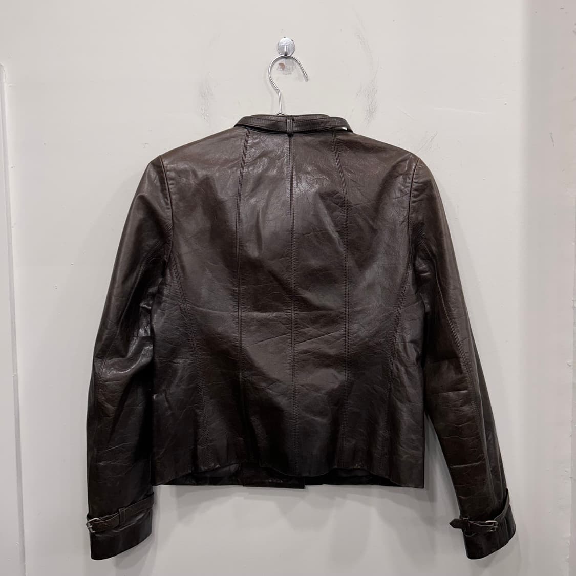 도나카란 카우하이드 차이나카라 숏레더자켓 상품이미지5