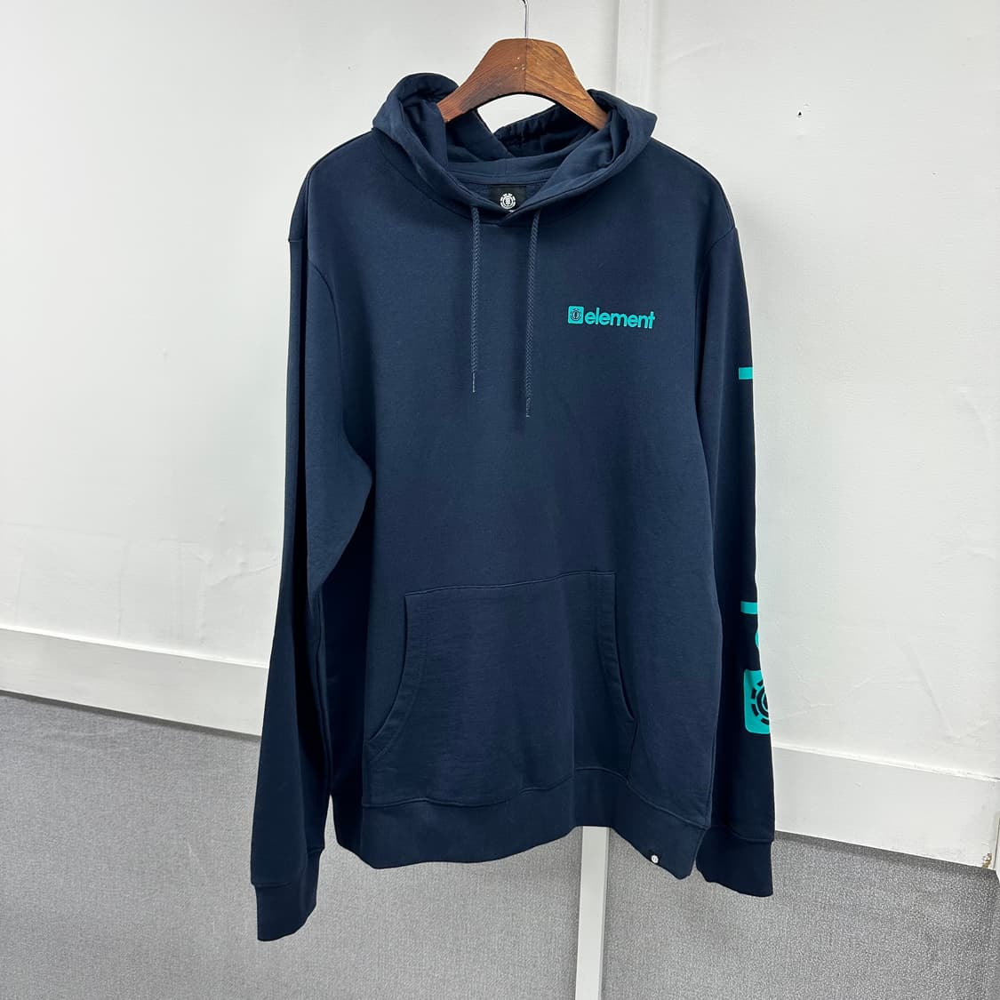 ELEMENT 퀵실버 레터링 후드 티셔츠 105 (L) s220 상품이미지4
