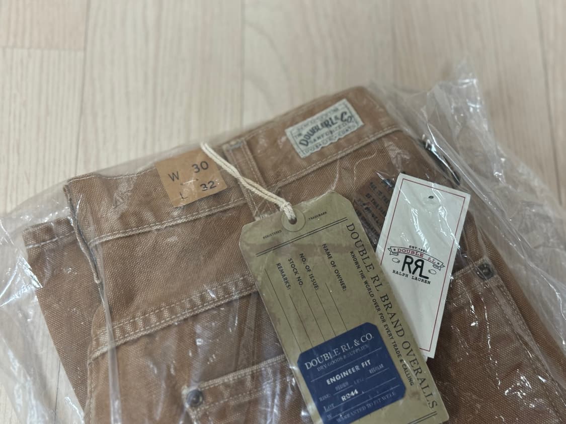 RRL 엔지니어핏 디스트레스드 캔버스 카펜터 진  상품이미지3