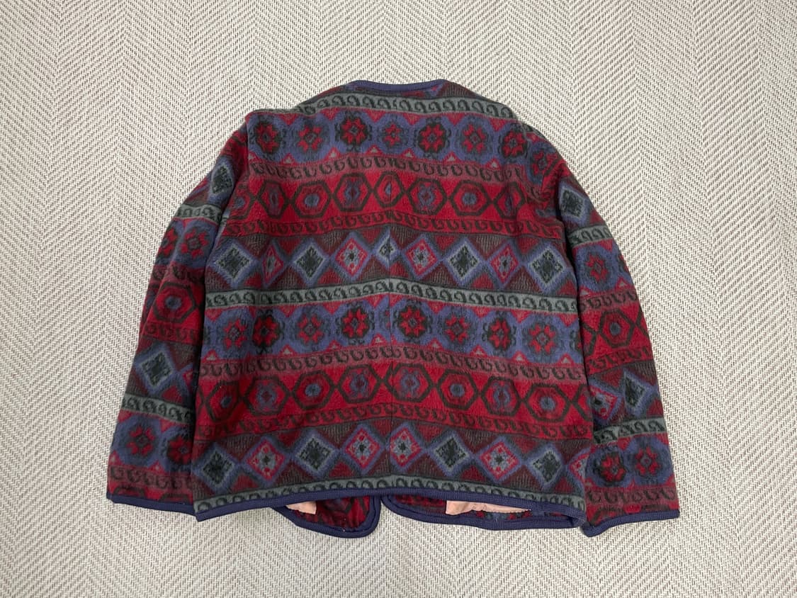 빈티지 에스닉 지오메트릭 노카라 자켓 J03561 상품이미지5