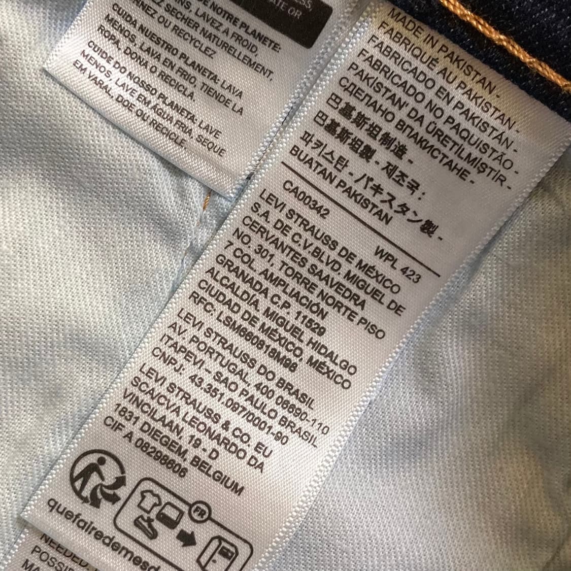 리바이스 502 데님팬츠 W29 L32 상품이미지5