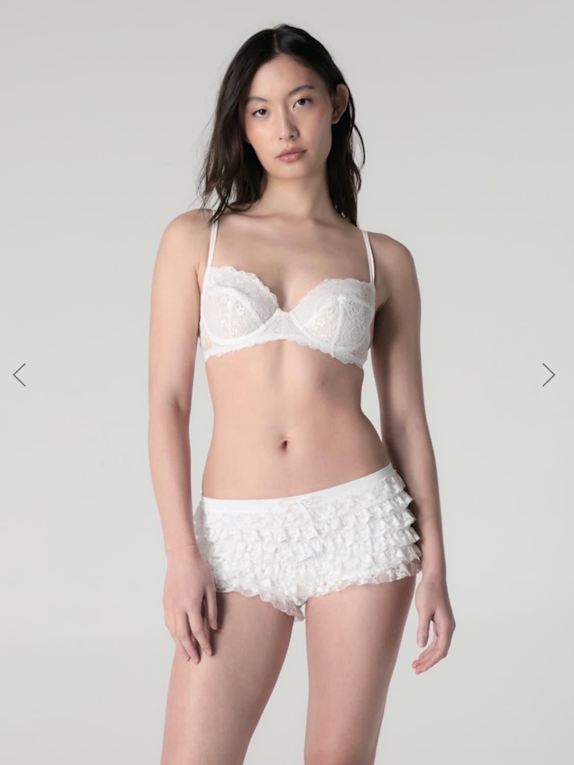 Glowny contour lace bra (WHITE/S) 새상품 상품이미지1