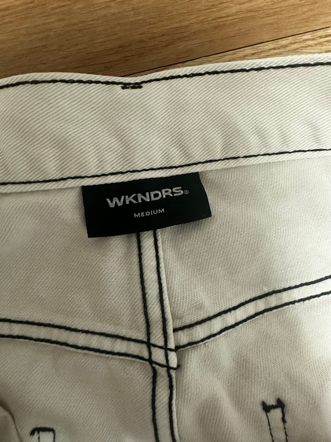 위캔더스 DRAGGY WORK PANTS (IVORY) 상품이미지5