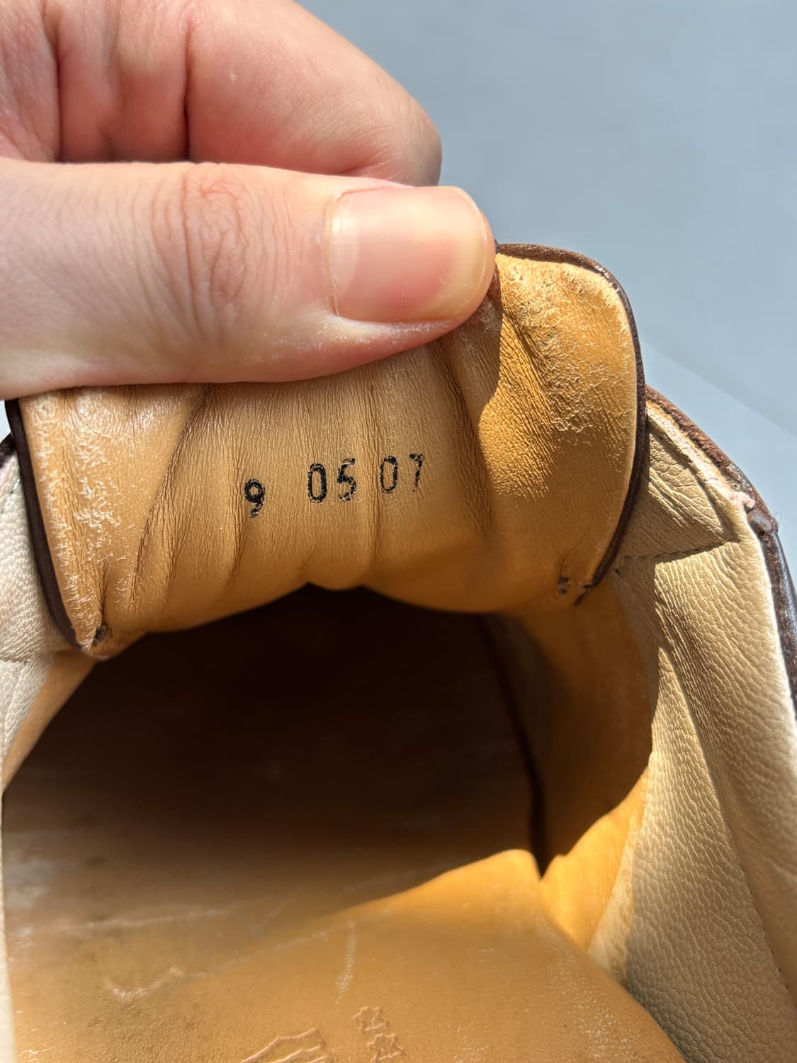 파라부트 UK9 브라운 레더 스니커 - 아메리카컵 무드, 독일군 한 스푼 상품이미지8