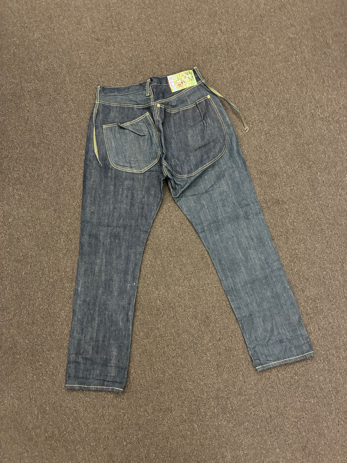 4)Mottainai Denim 빈티지 스티치 디테일 중청 데님팬츠 상품이미지4