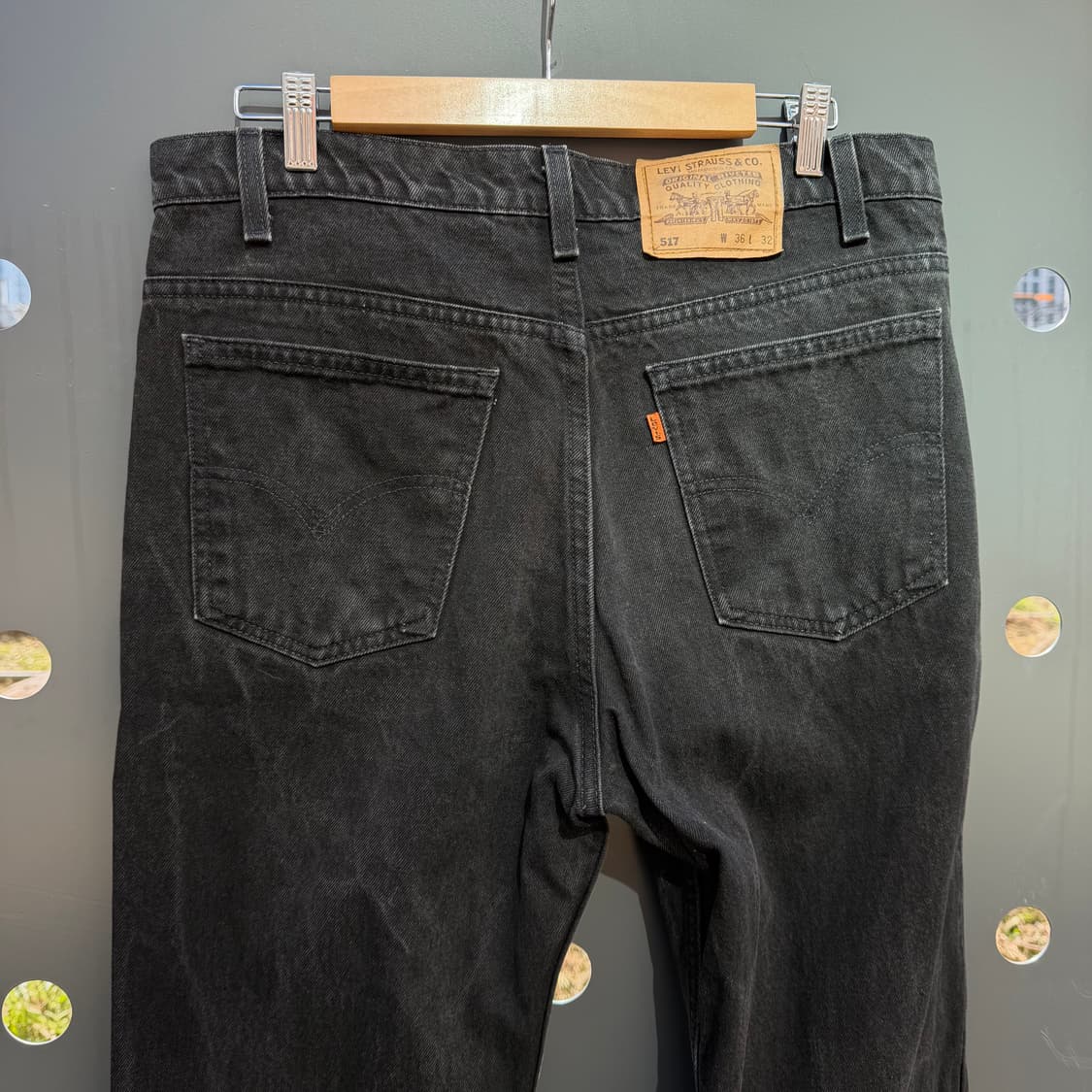 90s USA 빈티지 리바이스 517 블랙 W36 L32 상품이미지6