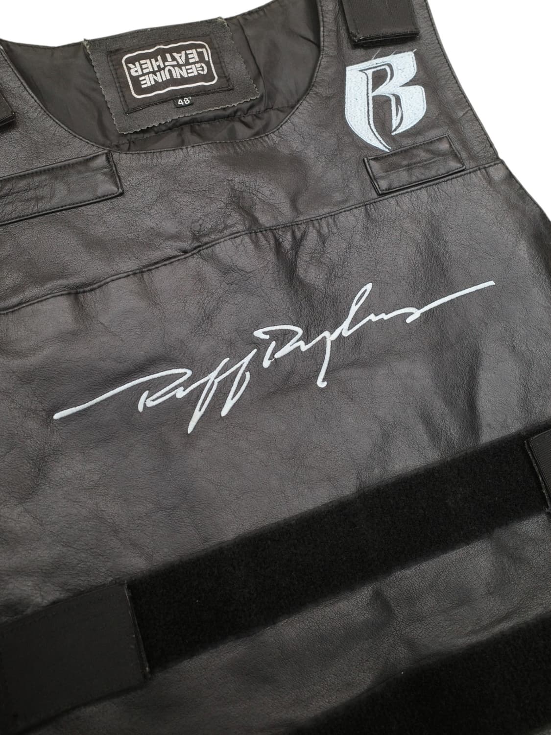 90’s 러프 라이더스 레더 베스트 상품이미지7