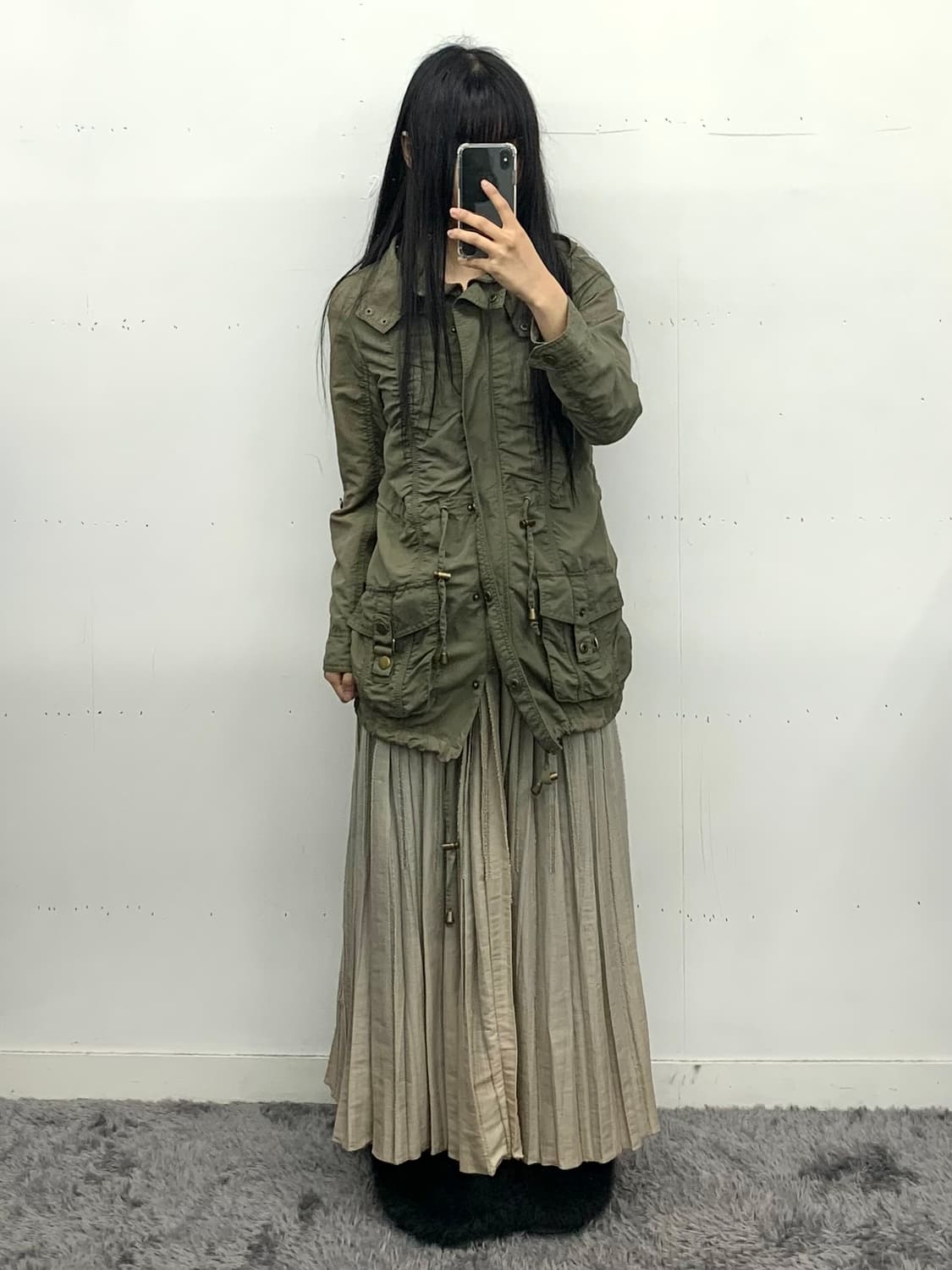 재패니즈 디테일 모리 롱스커트 상품이미지2