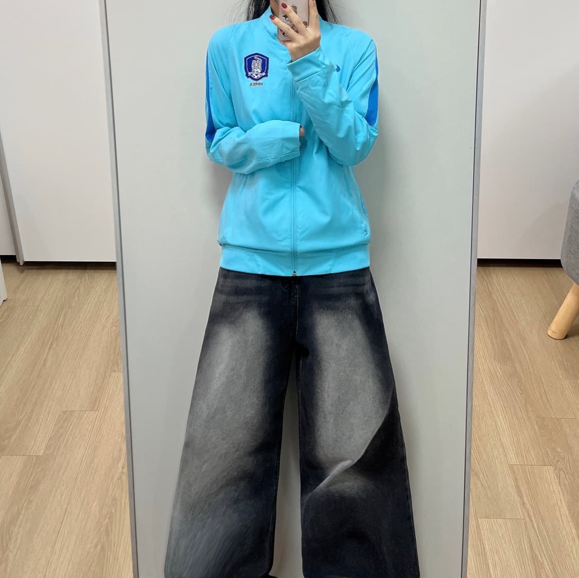 나이키 대한민국 국가대표 우븐 바람막이 자켓 상품이미지1