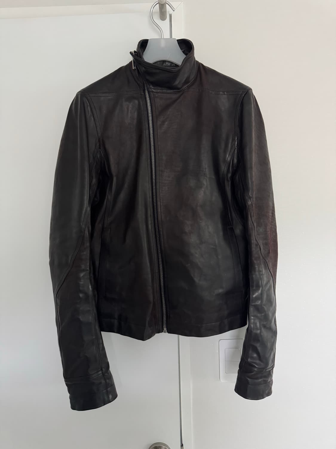 릭 오웬스 17AW 몰리노 레더 자켓 상품이미지1