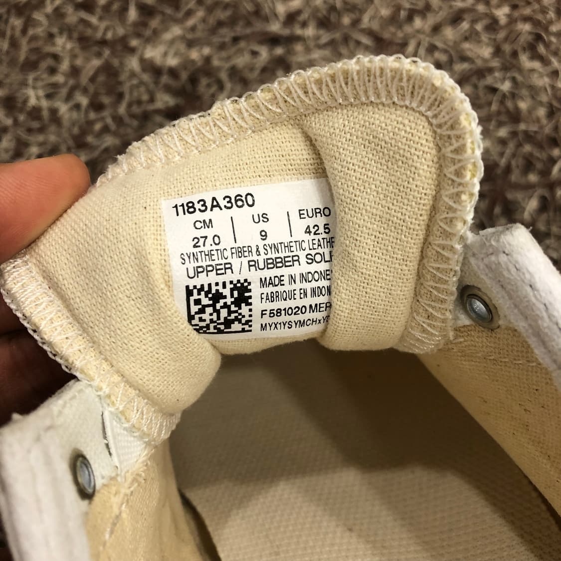 오니츠카타이거 멕시코66 흰/노 스니커즈 상품이미지5