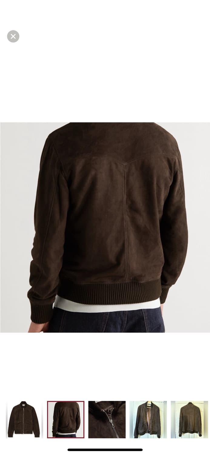Officine generale 오피신 제네랄 스웨이드 자켓 S 발스타 상품이미지2