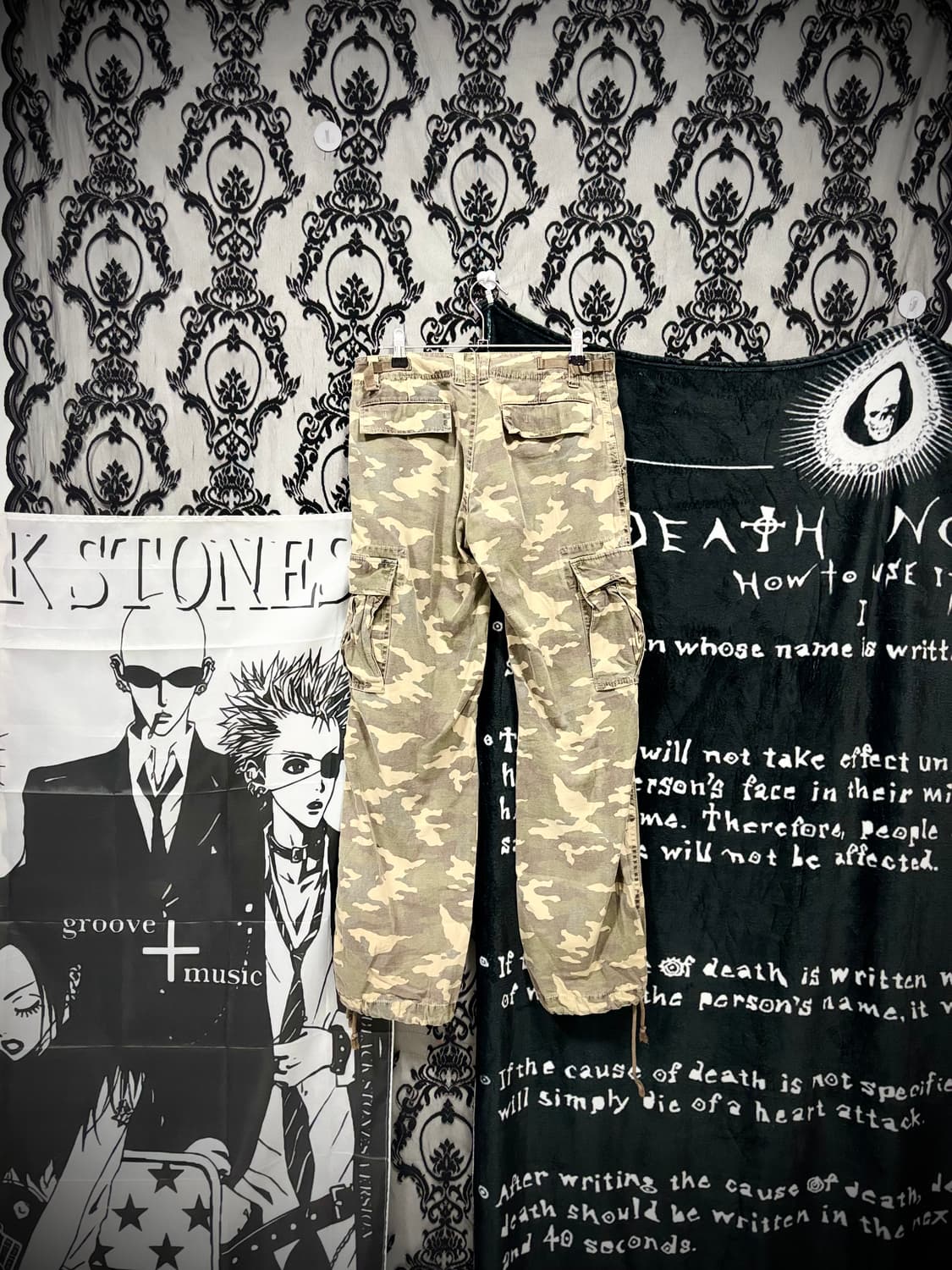 Y2k 카모 카고 팬츠 상품이미지4