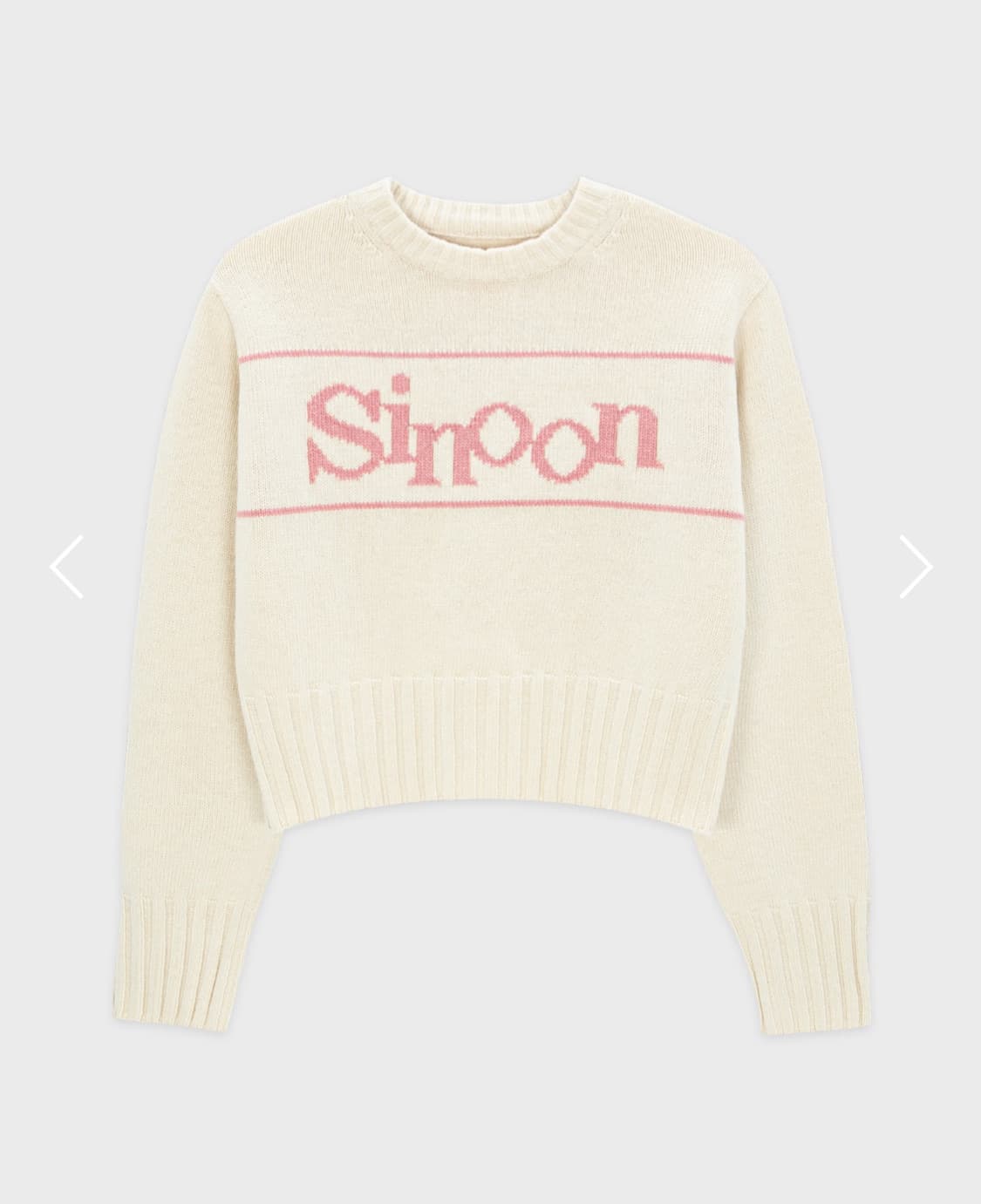 Sinoon Pullover Knit (Ivory)  상품이미지1