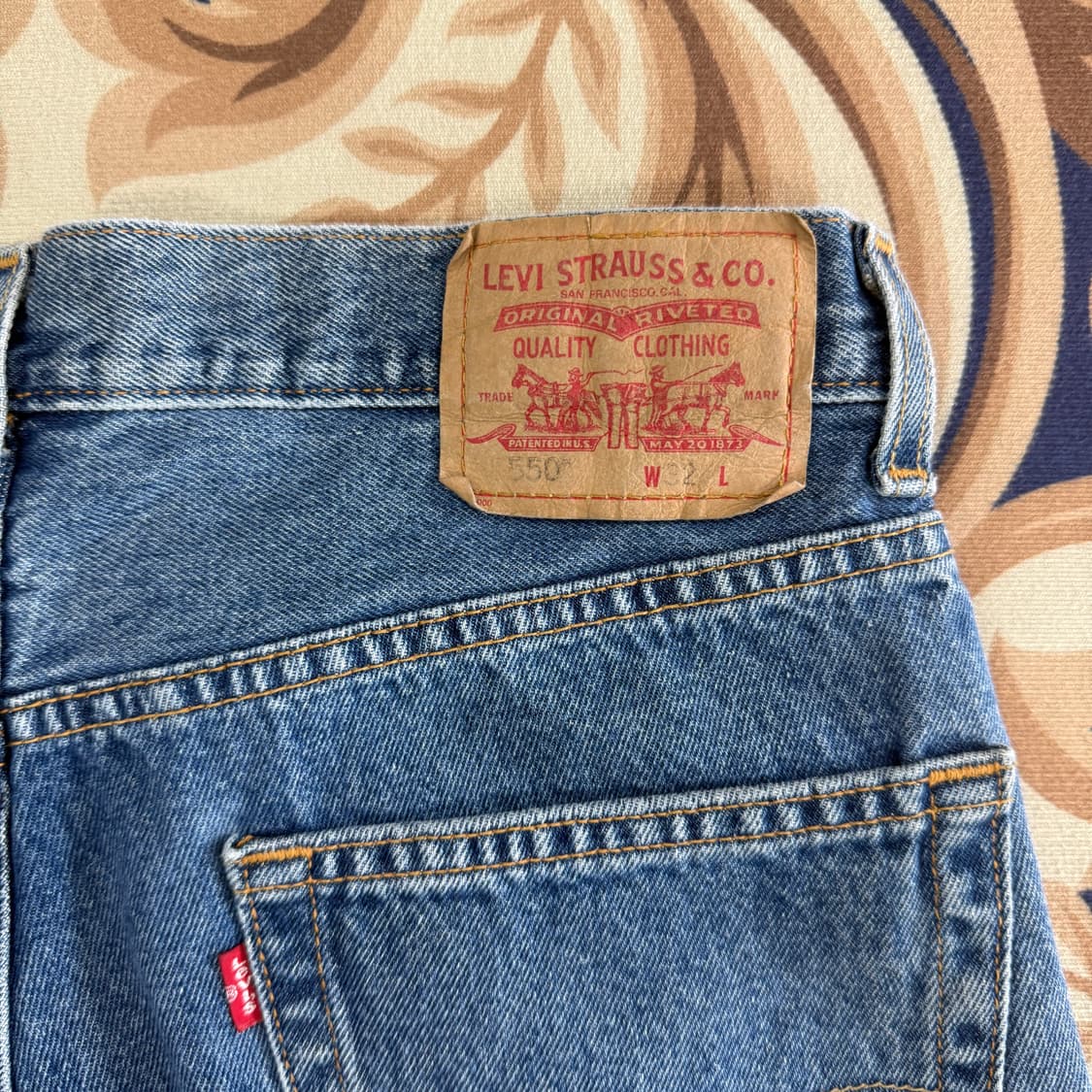 (32)00s리바이스 Levis550 데님 반바지 상품이미지2