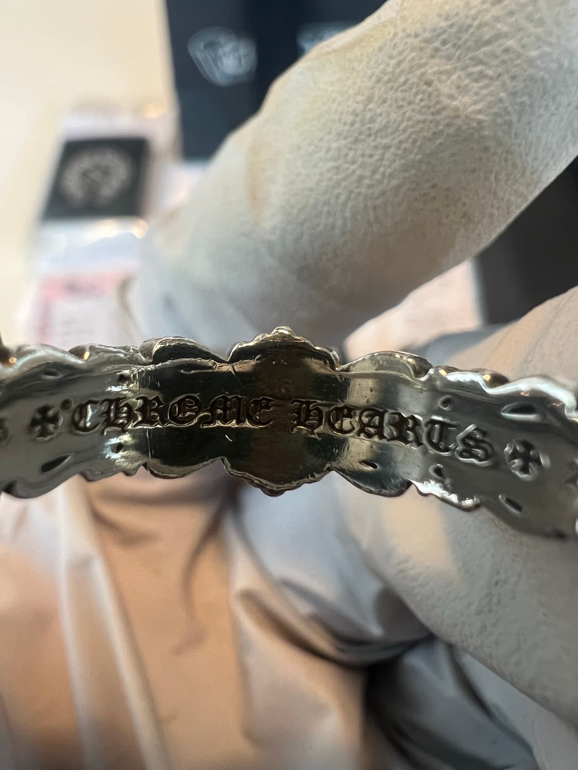 [us9.5] 크롬하츠 베이비더블플로랄링 상품이미지7