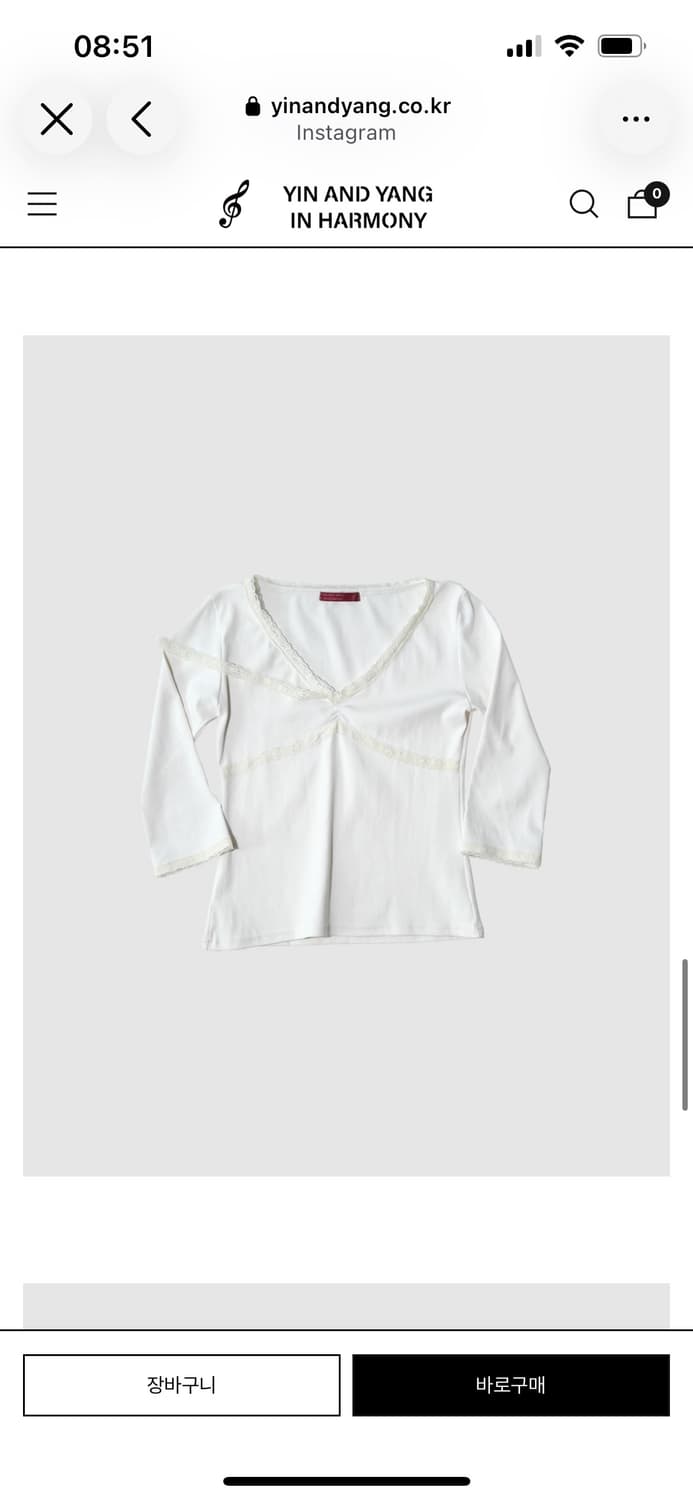 인앤양인하모니 Lace top, ivory 상품이미지3