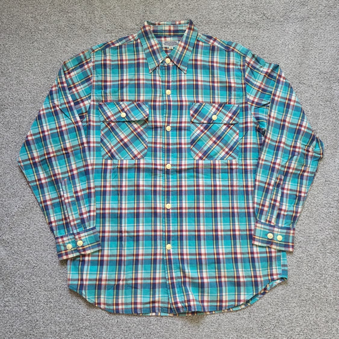 Big John 체크 셔츠 L(100) 상품이미지1