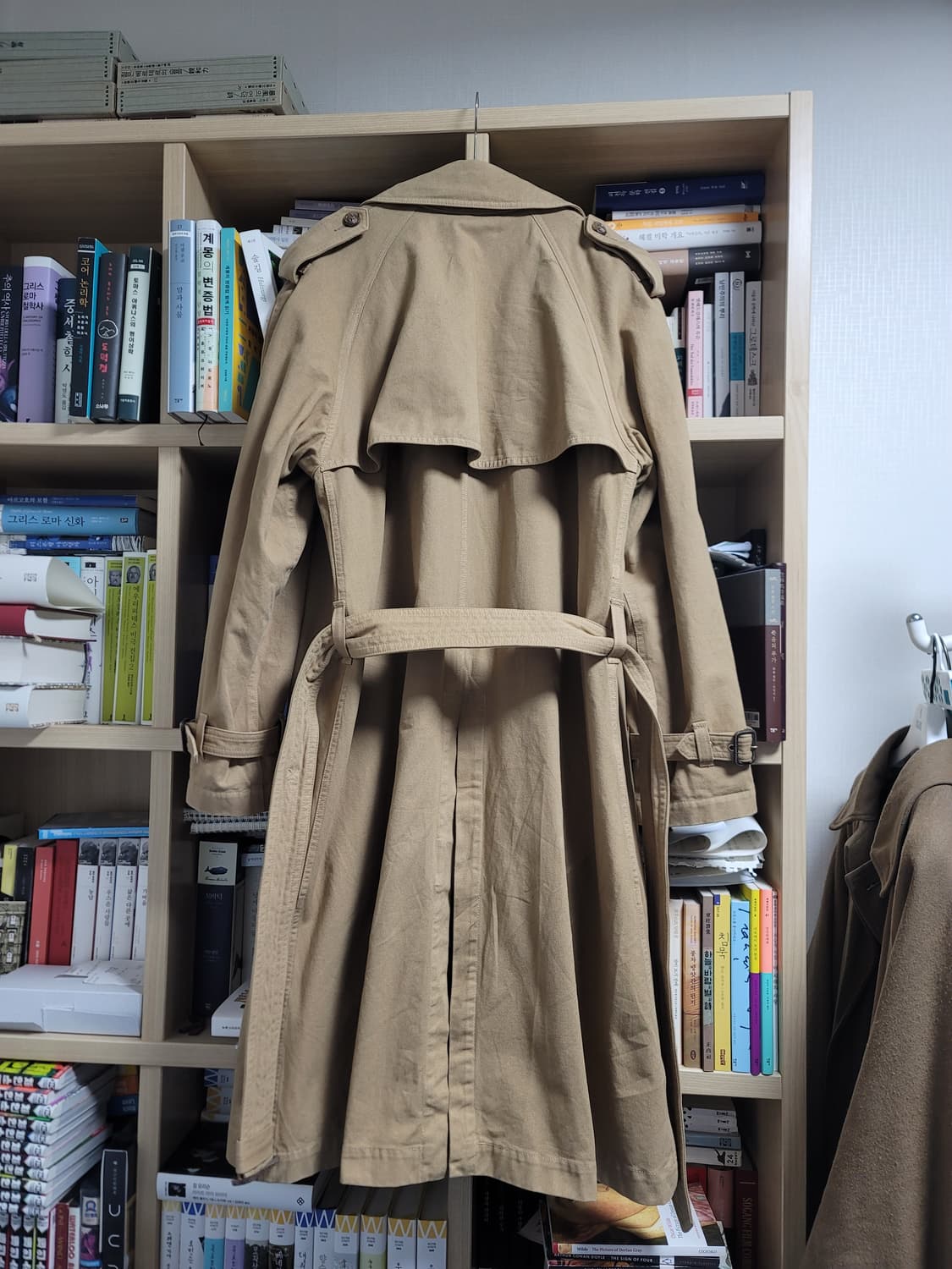 [착샷] Copano86 코파노86 클래식 트렌치 코트 베이지 상품이미지5